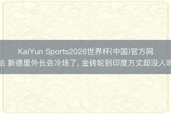 KaiYun Sports2026世界杯(中国)官方网站 新德里外长会冷场了， 金砖轮到印度方丈却没人听