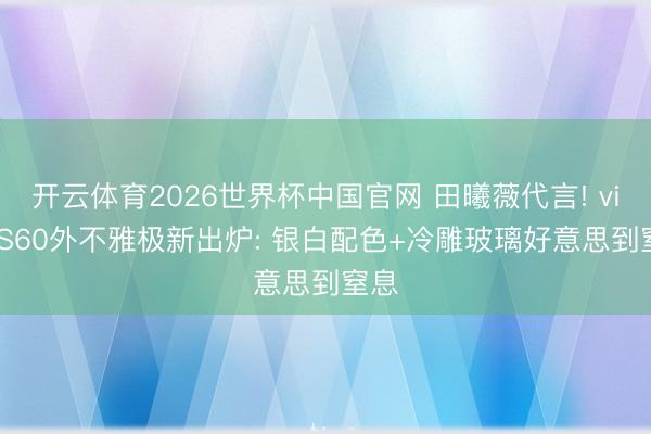 开云体育2026世界杯中国官网 田曦薇代言! vivo S60外不雅极新出炉: 银白配色+冷雕玻璃好意思到窒息